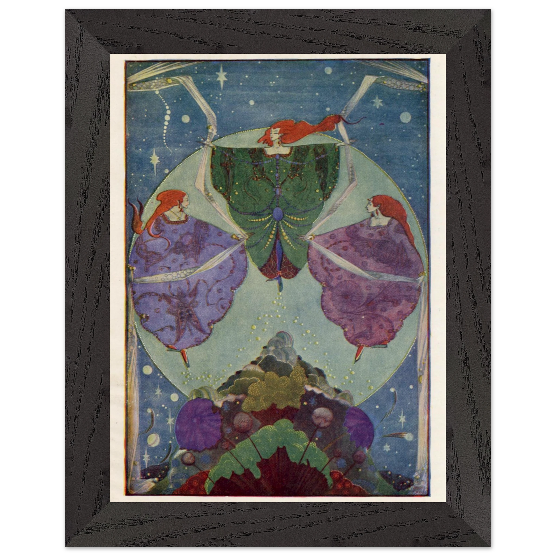 Harry Clarke Art Print – Andersen's Fairy Tales (1933) – “They Danced with Shawls” | Museum-Quality Framed Reproduction – view 7 | Buy Irish Art