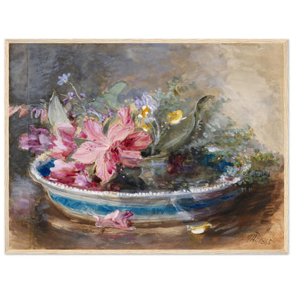 Flowers in a Bowl by James Holland (1865) Framed Print – view 7 | Buy Irish Art