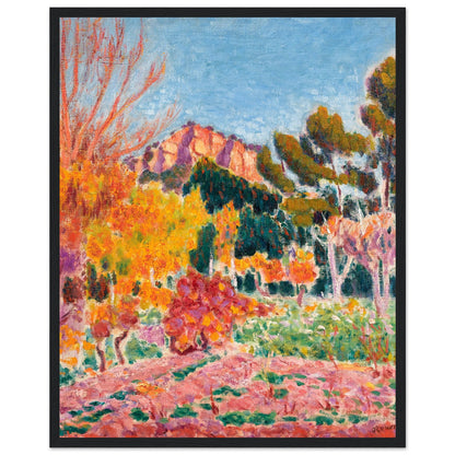 Landscape Cassis by Irish Artist Roderic O'Conor Art Print 40×50 cm / 16×20″ – size comparison view | Buy Irish Art