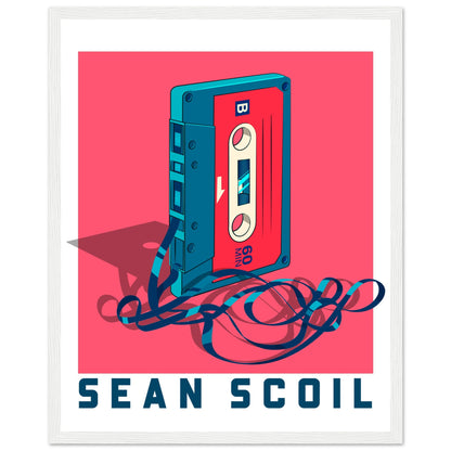 Sean Scoil - Old School  Framed Wall Art Print – size comparison view | Buy Irish Art