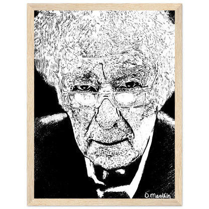 Seamus Heaney Framed Art Print by Irish Artist – view 6 | Buy Irish Art