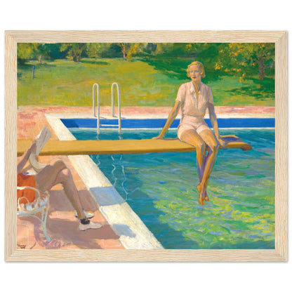 Viscountess, Palm Springs by John Lavery Art Print 40x50 cm / 16x20″ – detail view | Buy Irish Art