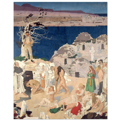 The Holy Well by Irish Artist William Orpen Art Print – Irish wall art print | Buy Irish Art
