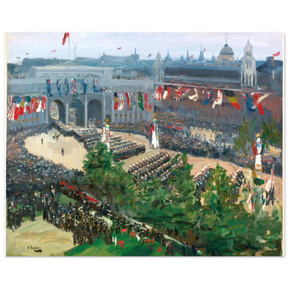 Admiralty Arch Victory Parade (1919) John Lavery Print 40x50 cm / 16x20″ – view 11 | Buy Irish Art