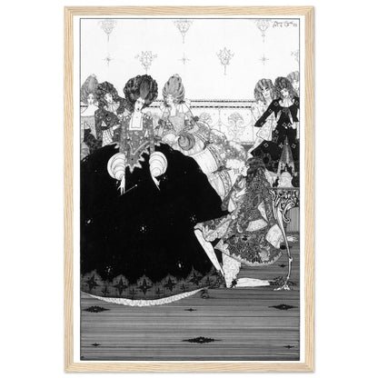 He Takes the Gift with Reverence and Extends by Irish Artist Harry Clarke Framed Art Print – room setting display | Buy Irish Art