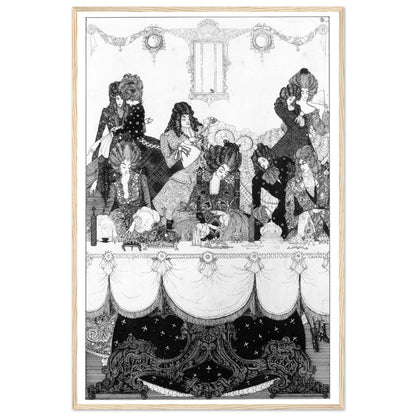 See Fierce Belinda on the Baron Flies by Irish Artist Harry Clarke Art Print – room setting display | Buy Irish Art