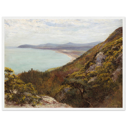 Killiney Bay Print | Francis S. Walker | Irish Art – room setting display | Buy Irish Art