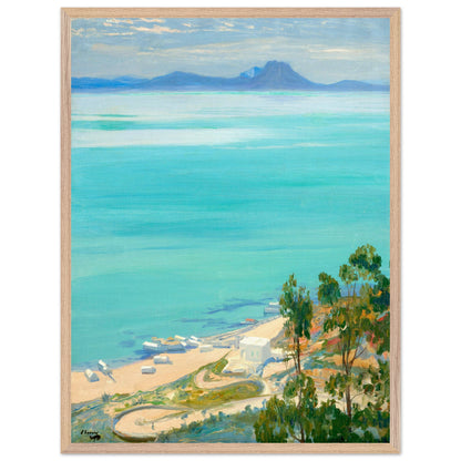 The Bay of Tunis, Morning (1919) – Sir John Lavery Art Print – view 45 | Buy Irish Art