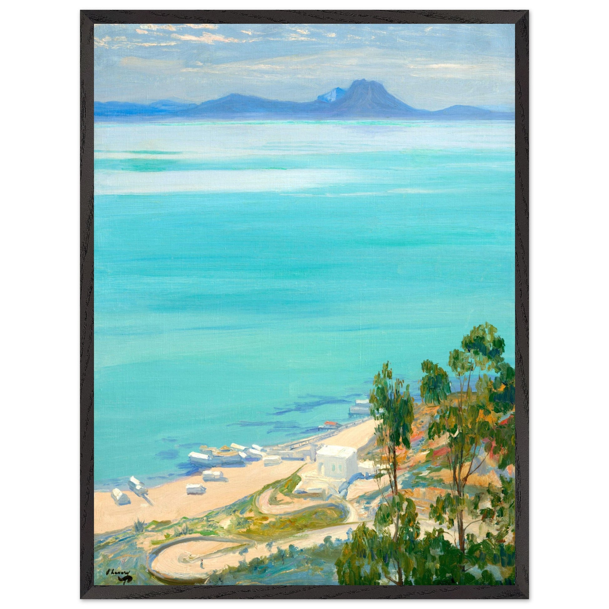 The Bay of Tunis, Morning (1919) – Sir John Lavery Art Print – view 39 | Buy Irish Art