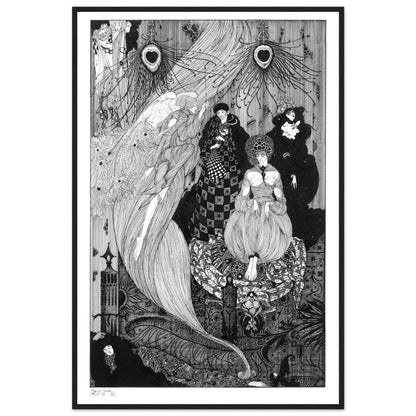 Down to the Central Earth, his Proper Scene - Framed Print by Harry Clarke  Description: – framed print close-up | Buy Irish Art