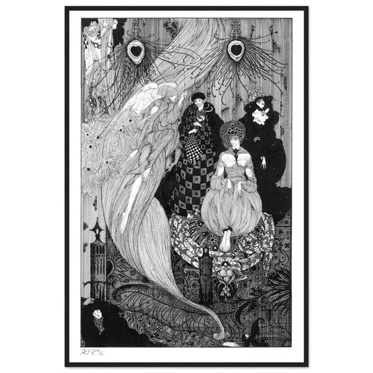 Down to the Central Earth, his Proper Scene - Framed Print by Harry Clarke  Description: – framed print close-up | Buy Irish Art