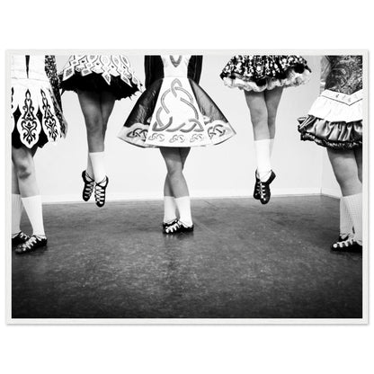 Irish Dancing Black & White Photographic Framed Wall Art Print – view 8 | Buy Irish Art