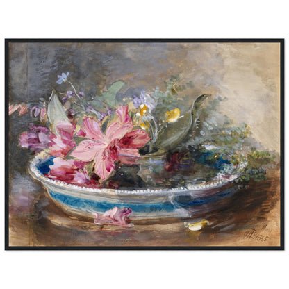 Flowers in a Bowl by James Holland (1865) Framed Print – view 6 | Buy Irish Art