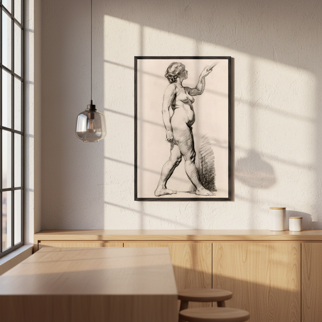 A Standing Female Figure – Sarah Henrietta Purser