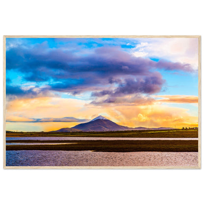 Croagh Patrick Mountan Ireland, Irish landscape Photography Prints Framed Photographic Print – room setting display | Buy Irish Art