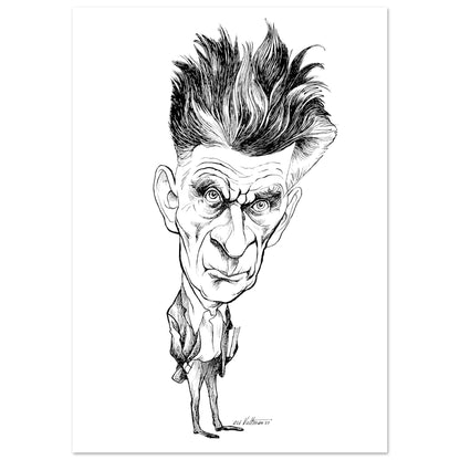 Samuel Beckett (1969) by Edmund Siegfried Valtman - Fine Art Print – Irish wall art print | Buy Irish Art