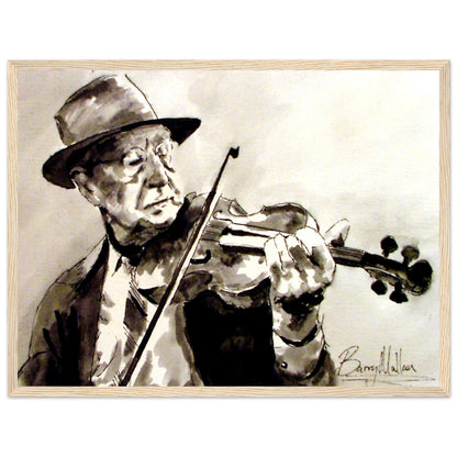 Old Irish Traditional Fiddle Player – Gallery Edition Irish Art Print – view 17 | Buy Irish Art