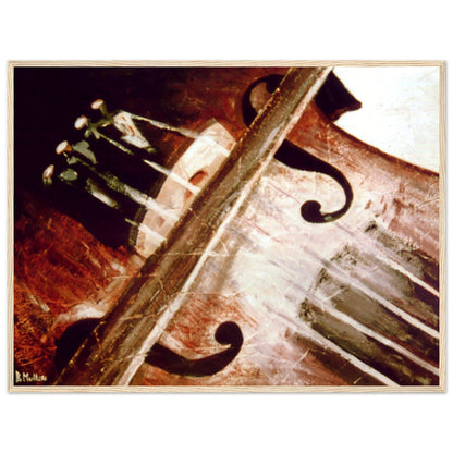 Irish Fiddle & Bow - Framed Wall Art Print by Irish Artist – view 8 | Buy Irish Art