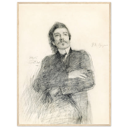 John Millington Synge – Portrait by John Butler Yeats Framed Print – view 8 | Buy Irish Art