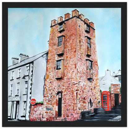 The Curfew Tower Cushendall Framed Art Print – view 32 | Buy Irish Art