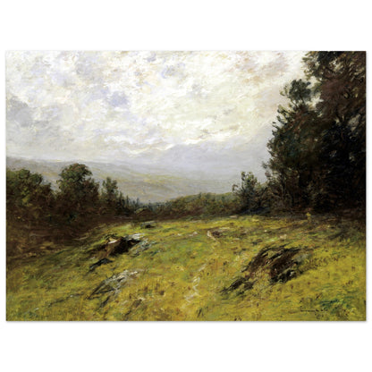 Hillside by Irish-American Artist Edward Gay Art Print – framed print close-up | Buy Irish Art