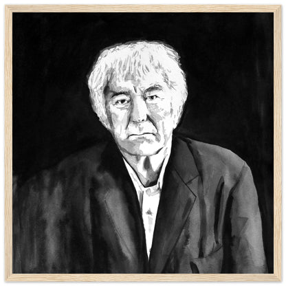 Seamus Heaney Art Print by Ó Maoláin – Irish wall art print | Buy Irish Art