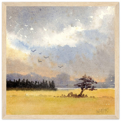 Landscape with Tree Silhouette – Percy French Collector’s Edition – view 8 | Buy Irish Art