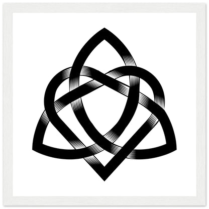 Celtic Heart Knot Art Print – size comparison view | Buy Irish Art