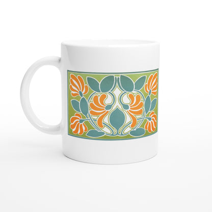 Harmonic Balance of Warm and Cold Colours Mug by James Ward – Irish gift ceramic mug | Buy Irish Art