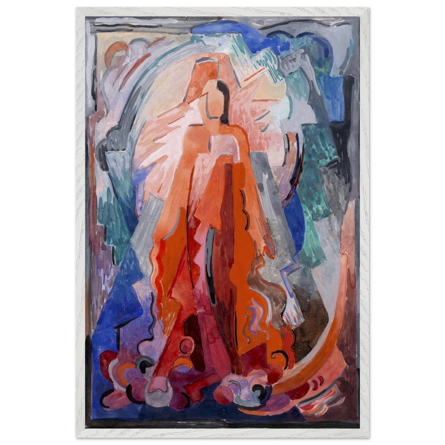 I Have Trodden the Winepress Alone – Irish Art Print by Mainie Jellett – view 25 | Buy Irish Art