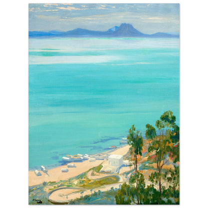 The Bay of Tunis, Morning (1919) – Sir John Lavery Art Print – view 42 | Buy Irish Art