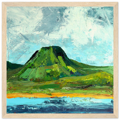 Lurig Mountain & Cushendall Beach Art Print by Ó Maoláin – view 6 | Buy Irish Art