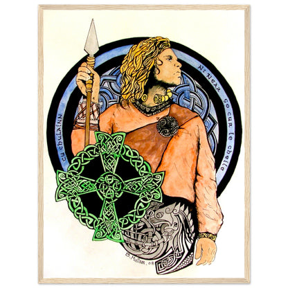 Cu Chulainn - The Hound of Ulster Framed Art Print – view 6 | Buy Irish Art