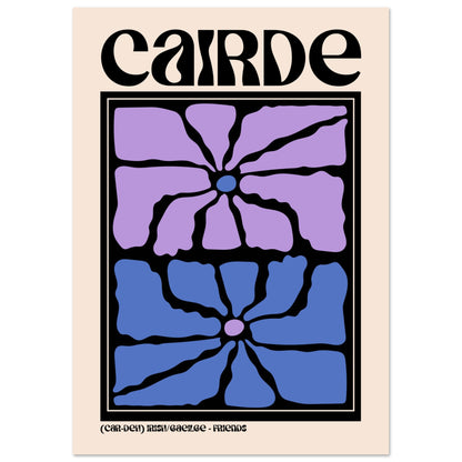 Cairde  - Friends Irish Art Print – room setting display | Buy Irish Art