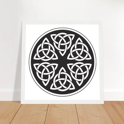 Celtic knot framed wall art – Irish heritage pattern
