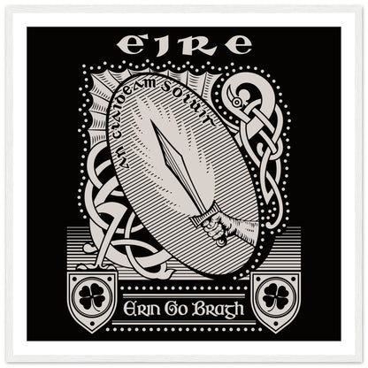 Erin Go Bragh – “Ireland Forever” Irish Heritage Framed Art Print – view 9 | Buy Irish Art