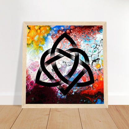 Abstract Celtic Design – Contemporary Irish Knotwork Framed Print – view 10 | Buy Irish Art