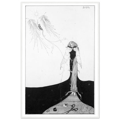 But Trust the Muse, She Saw it Upward Rise" by Harry Clarke Framed Print – detail view | Buy Irish Art