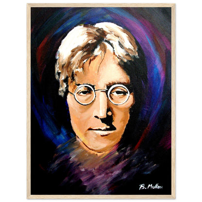 John Lennon Portrait Framed Wall Art Print by Irish Artist – view 7 | Buy Irish Art