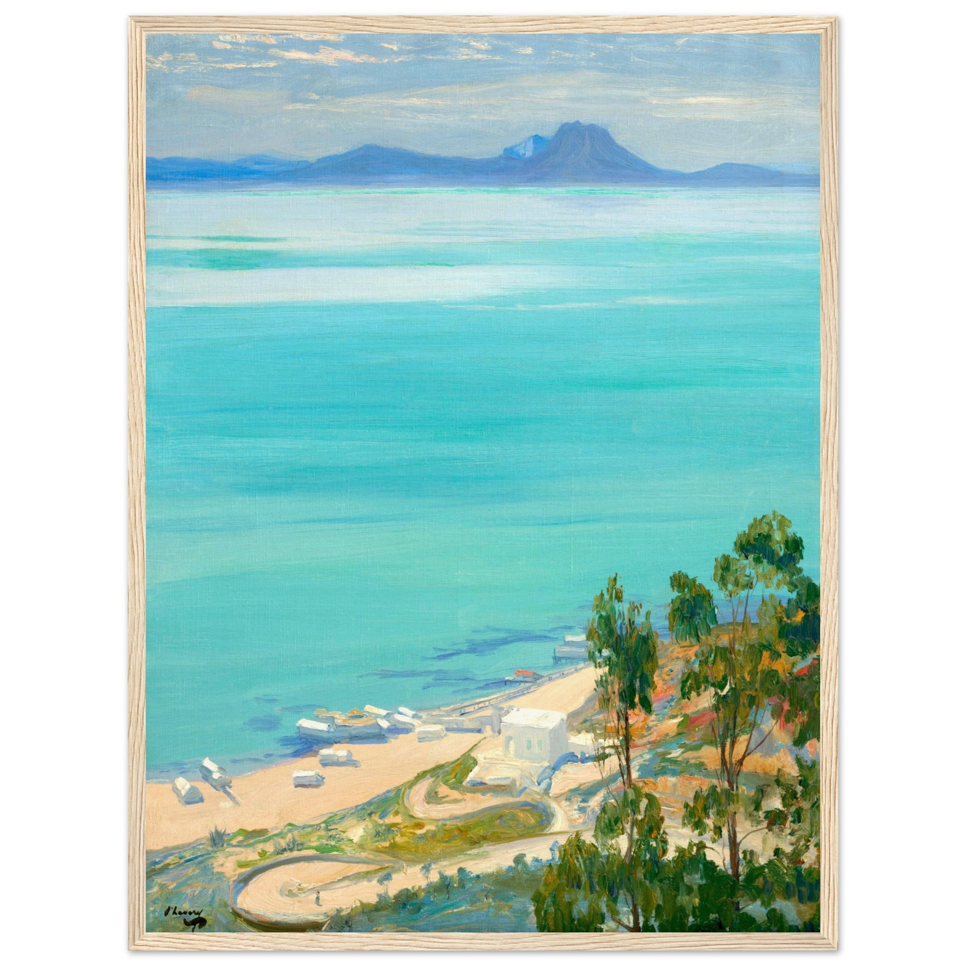 The Bay of Tunis, Morning (1919) – Sir John Lavery Art Print – view 38 | Buy Irish Art