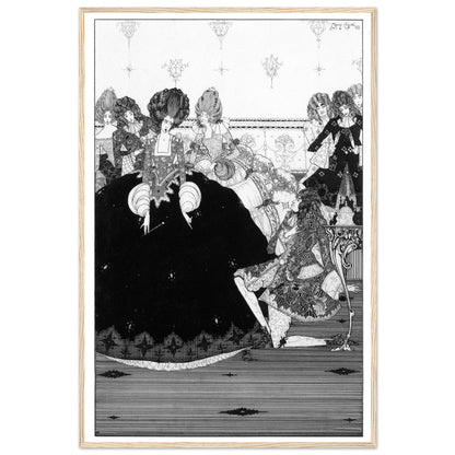 He Takes the Gift with Reverence and Extends by Irish Artist Harry Clarke Framed Art Print – size comparison view | Buy Irish Art