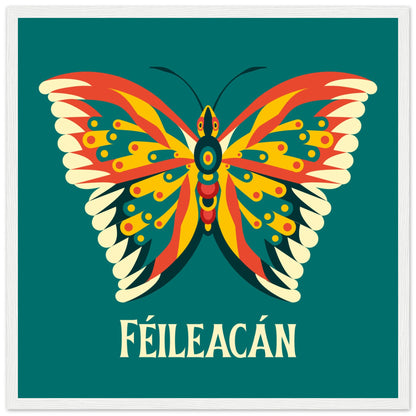 Féileacán - Butterfly Irish Language Print – room setting display | Buy Irish Art