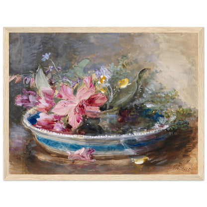 Flowers in a Bowl by James Holland (1865) Framed Print – Irish wall art print | Buy Irish Art