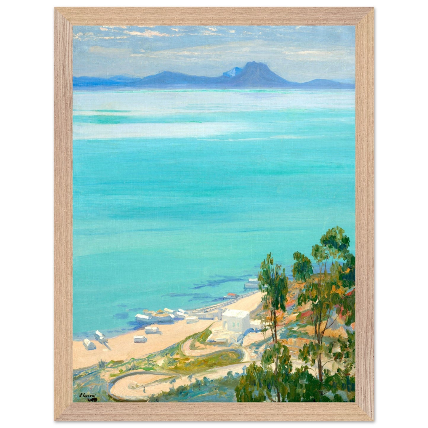 The Bay of Tunis, Morning (1919) – Sir John Lavery Art Print – view 24 | Buy Irish Art