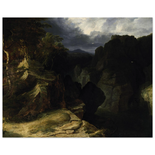 View of the Devil’s Glen – James Arthur O’Connor Art Print – Irish wall art print | Buy Irish Art