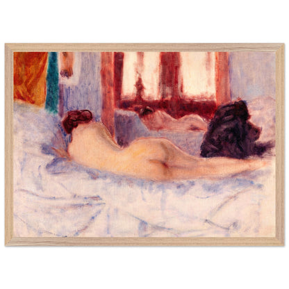 A Reclining Nude before a Mirror by Irish Artist Roderic O'Conor Framed Art Print – view 9 | Buy Irish Art