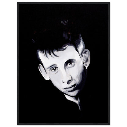 Shane MacGowan Art Print by Ó Maoláin – room setting display | Buy Irish Art