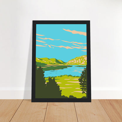 Glenveagh National Park Framed Print – detail view | Buy Irish Art