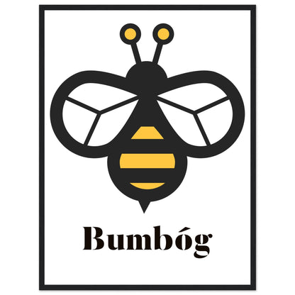 Bumbóg - Bumblebee Framed Art Print – view 7 | Buy Irish Art