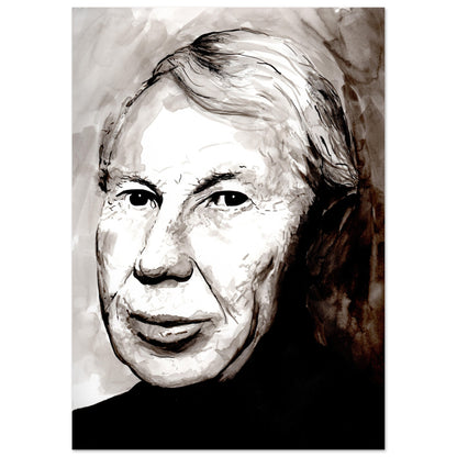 Louis le Brocquy Portrait Art Print by Ó Maoláin – view 10 | Buy Irish Art